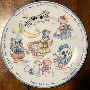 Vintage Muirfield Nursery Rhymes Plate – Fine Japanese Porcelain